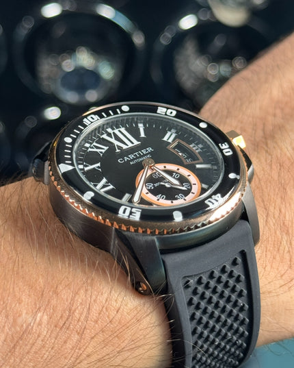 CARTIER DIVER AUTOMATIC - NEGRO