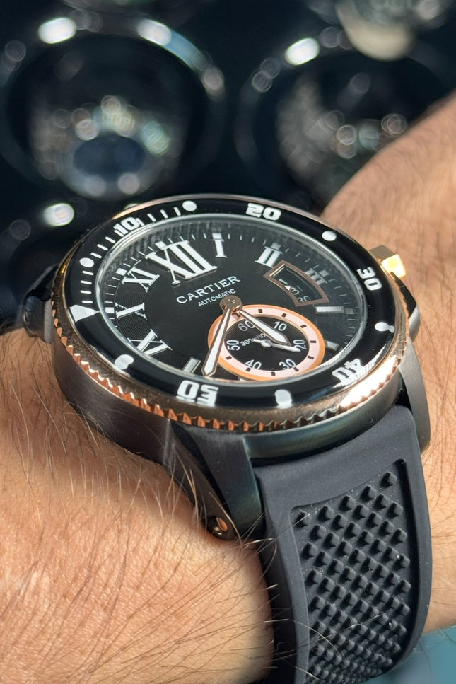CARTIER DIVER AUTOMATIC - NEGRO