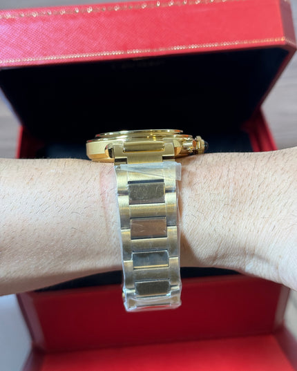 CARTIER PASHA PLATEADO DORADO