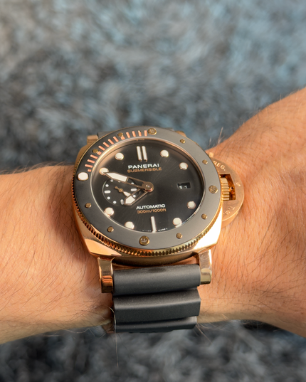 PANERAI SUBMERSIBLE - NEGRO CON ROSE GOLD