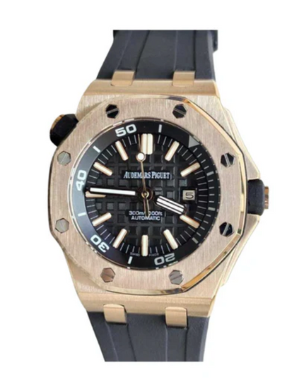 AUDEMARS PIGUET ROYAL OAK ORO ROSA NEGRO CAUCHO