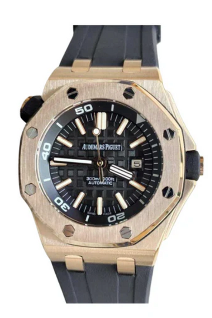 AUDEMARS PIGUET ROYAL OAK ORO ROSA NEGRO CAUCHO