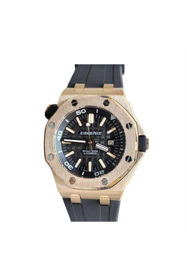 AUDEMARS PIGUET ROYAL OAK ORO ROSA NEGRO CAUCHO
