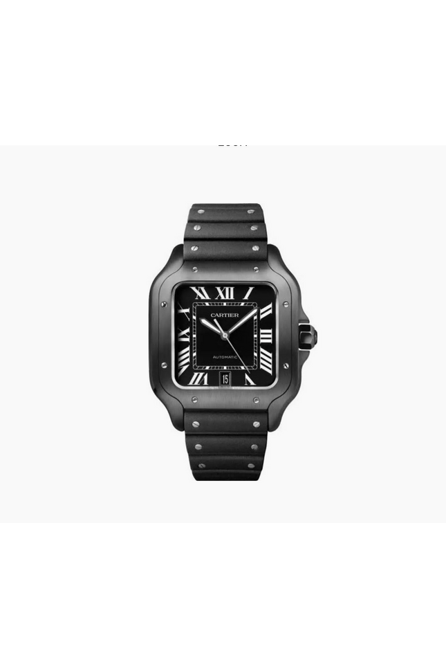 CARTIER SANTOS NEGRO ACERO