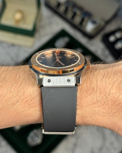 HUBLOT CLASSIC FUSION TITANIUM KING GOLD