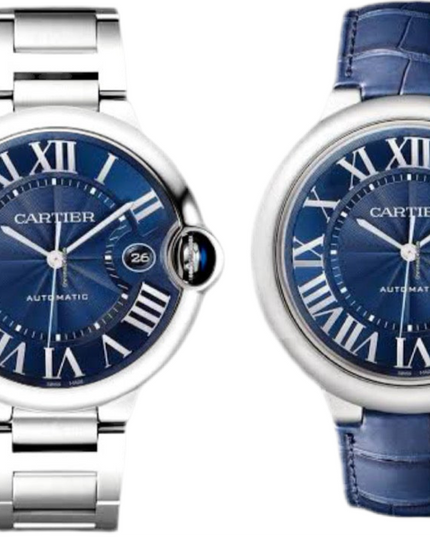 CARTIER BALLON BLEU SUIZO DOBLE EXTENSIBLE - FONDO AZUL