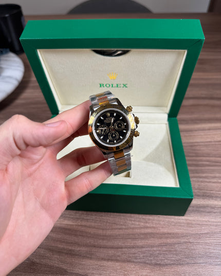 ROLEX DAYTONA DOBLE TONO - FONDO NEGRO