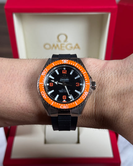 OMEGA SEAMASTER PLANET OCEAN 600M - NEGRO/NARANJA