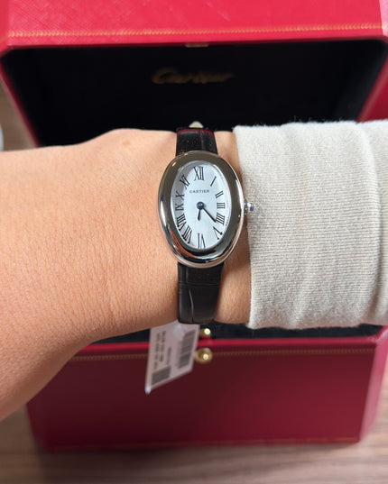 CARTIER BAIGNOIRE NEGRO/PLATEADO