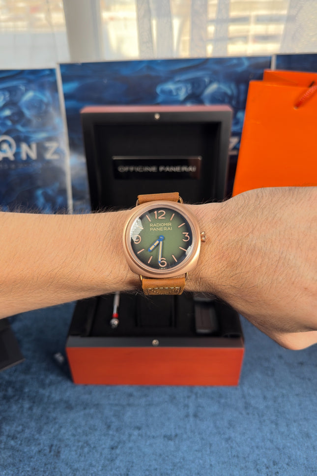 PANERAI RADIOMIR - BRONZO FONDO VERDE