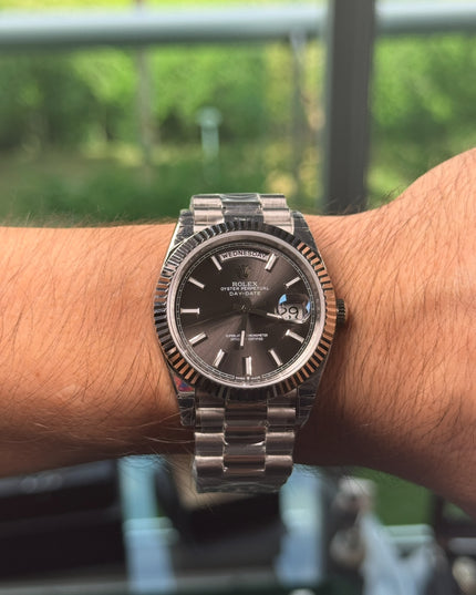ROLEX DAY-DATE SUIZO - ACERO