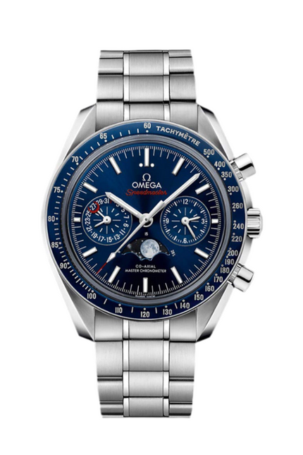 OMEGA SPEEDMASTER MOONPHASE - FONDO AZUL