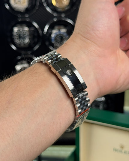 ROLEX DAY-DATE SUIZO - ACERO FONDO BLANCO