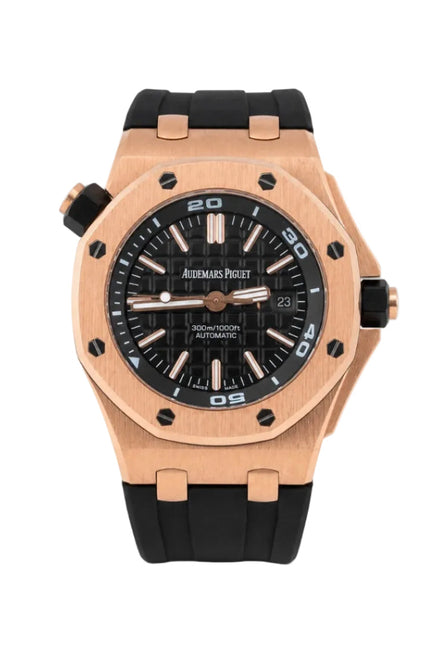 AUDEMARS PIGUET ROYAL OAK ORO ROSA NEGRO CAUCHO