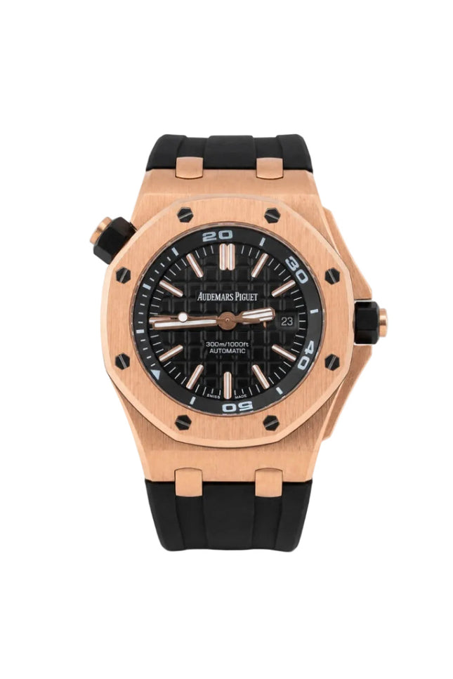 AUDEMARS PIGUET ROYAL OAK ORO ROSA NEGRO CAUCHO