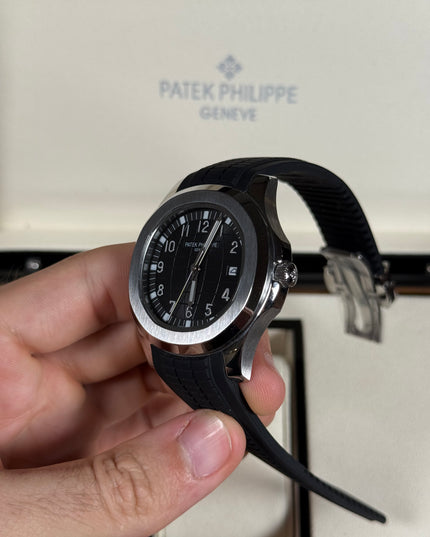 PATEK PHILIPPE AQUANAUT - NEGRO PLATEADO