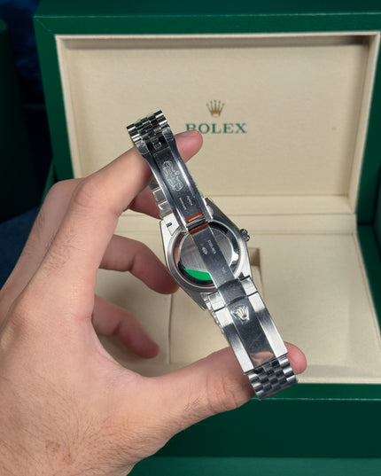 ROLEX DATEJUST DAMA 36MM SUIZO DIAMANTES PLATEADO