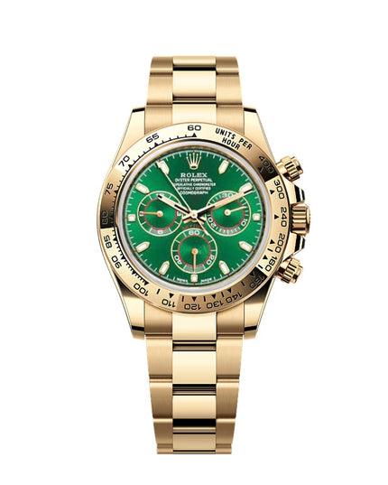ROLEX DAYTONA DORADO - FONDO VERDE