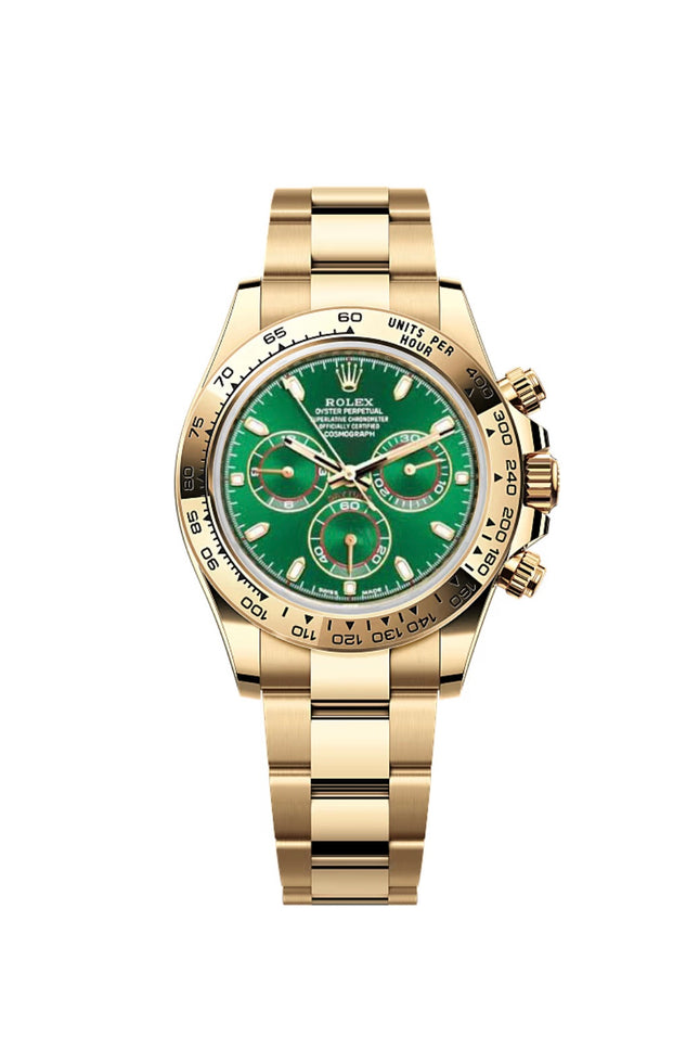 ROLEX DAYTONA DORADO - FONDO VERDE