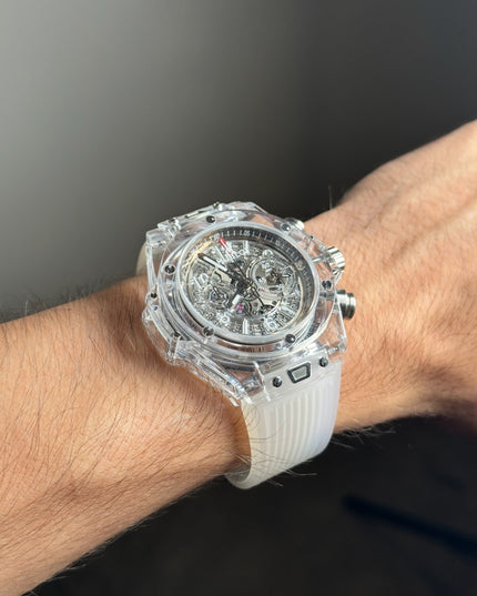 HUBLOT BIG BANG MAGIC SAPPHIRE BLANCO