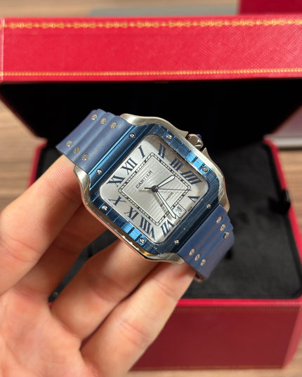 CARTIER SANTOS BISEL AZUL