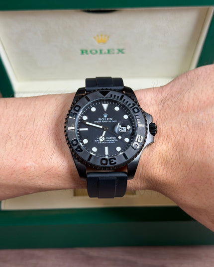 ROLEX YACHT-MASTER TOTAL BLACK