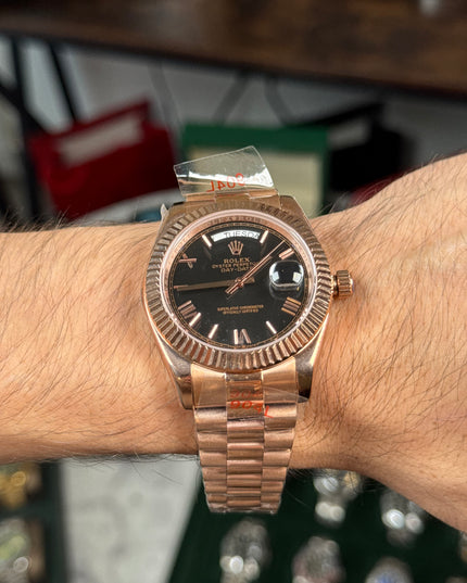 ROLEX DAY DATE ROSEGOLD - FONDO NEGRO