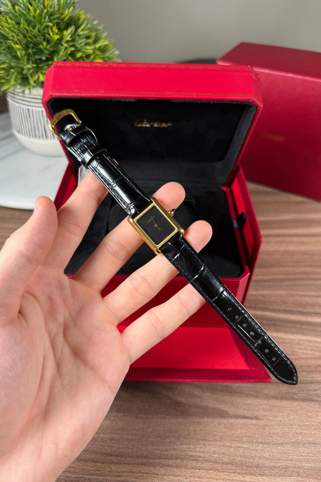 TANK LOUIS CARTIER MINI - NEGRO