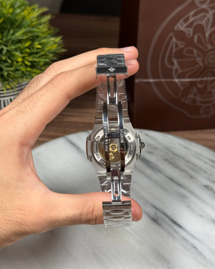 PATEK PHILIPPE PLATEADO WHITE DIAL