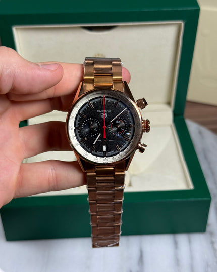 TAG HEUER CARRERA CRONÓGRAFO - ROSE GOLD