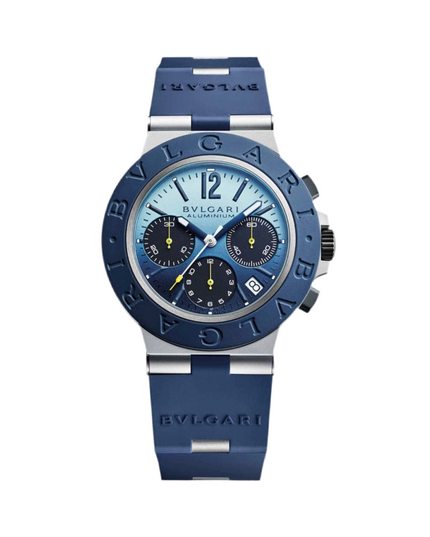 BVLGARI ALUMINIUM BLUE CRONÓGRAFO
