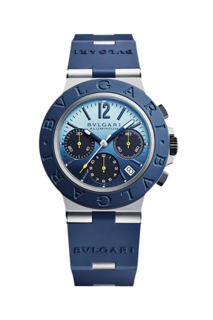 BVLGARI ALUMINIUM BLUE CRONÓGRAFO