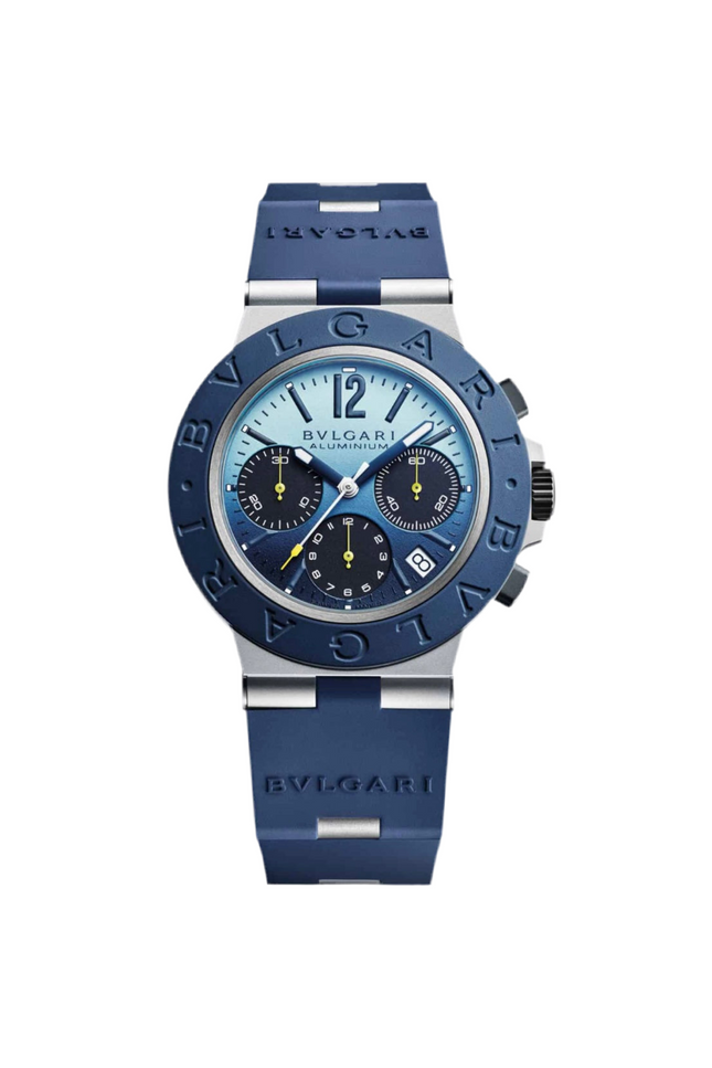 BVLGARI ALUMINIUM BLUE CRONÓGRAFO