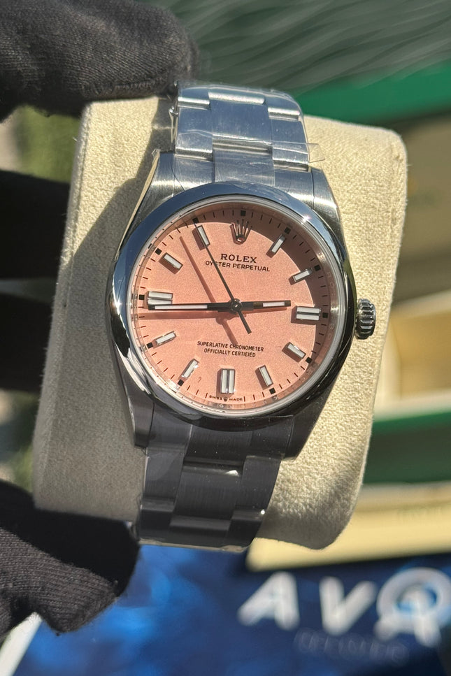 ROLEX OYSTER PERPETUAL 36MM SUIZO - FONDO ROSA