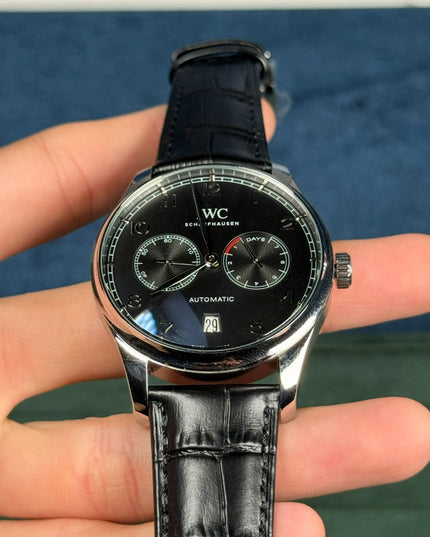 IWC SCHAFFHAUSEN - EXTENSIBLE NEGRO