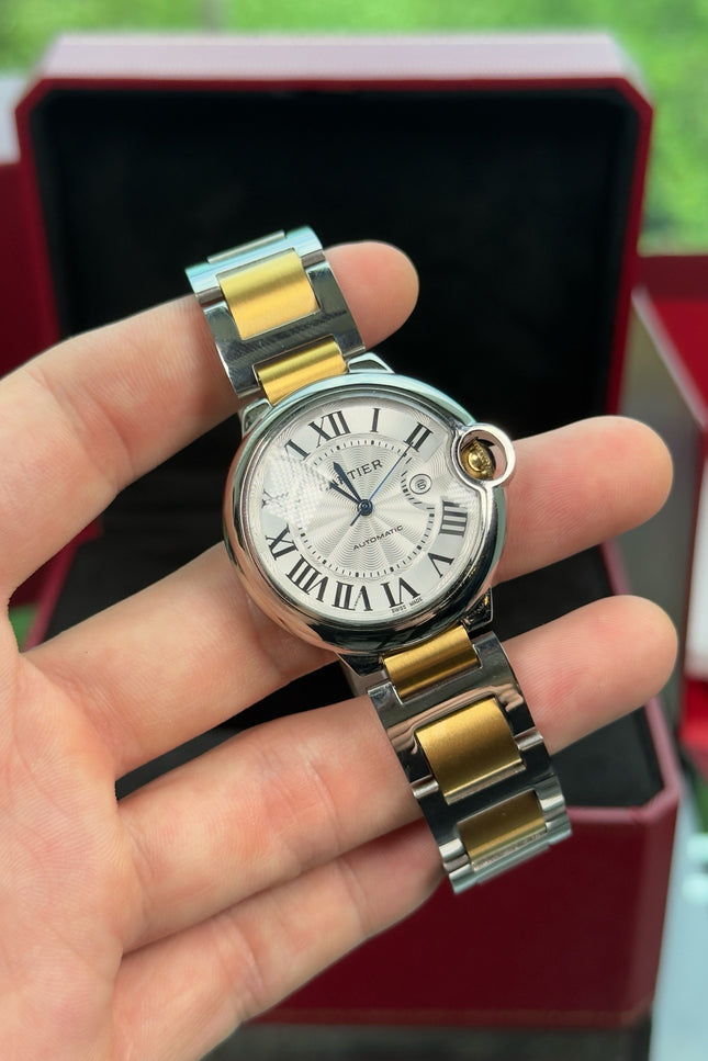 CARTIER BALLON BLEU 36MM DOBLE TONO