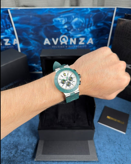 BVLGARI ALUMINIUM GREEN CRONÓGRAFO