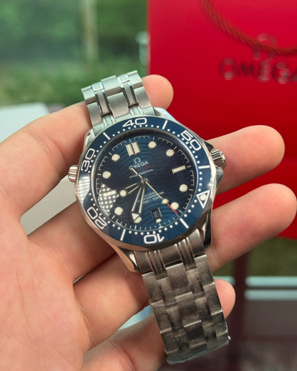 OMEGA SEAMASTER DRIVER 300M AUTOMÁTICO - FONDO AZUL