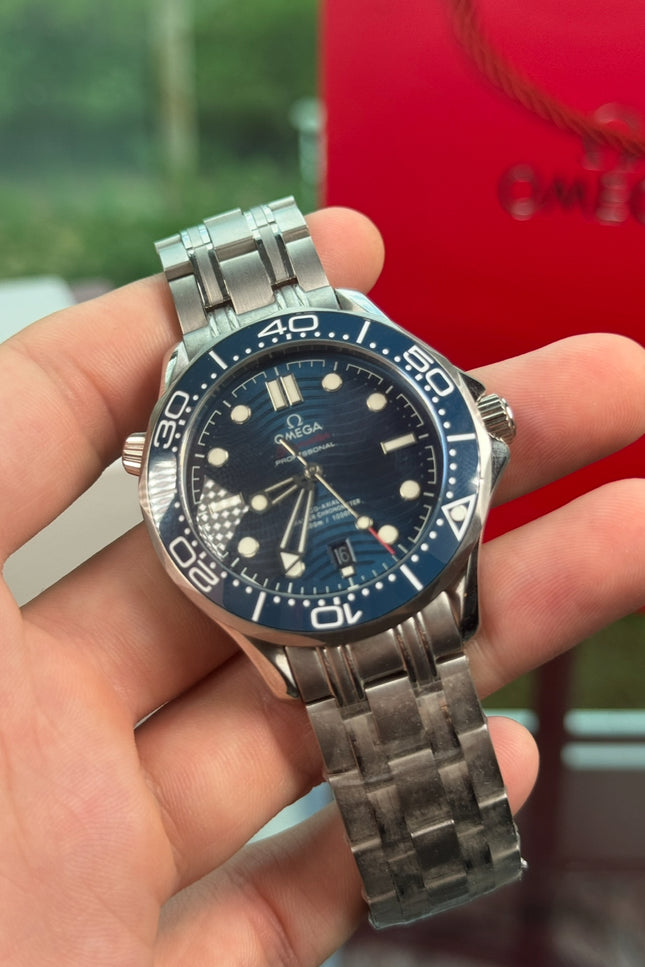 OMEGA SEAMASTER DRIVER 300M AUTOMÁTICO - FONDO AZUL