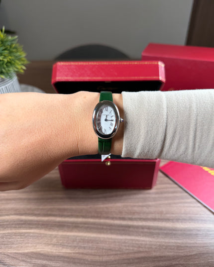 CARTIER BAIGNOIRE VERDE/PLATEADO