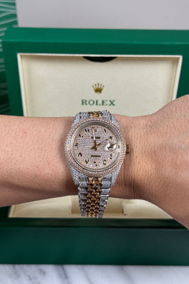 ROLEX DATEJUST SUIZO FULL ICE