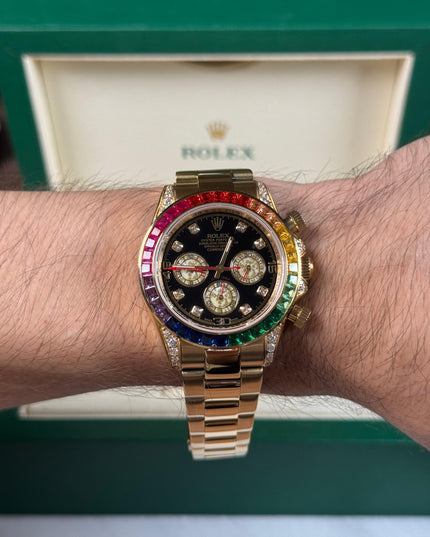 ROLEX DAYTONA RAINBOW DORADO