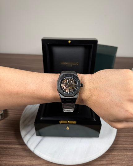 AUDEMARS PIGUET ROYAL OAK DOUBLE BALANCE - CERÁMICA NEGRA
