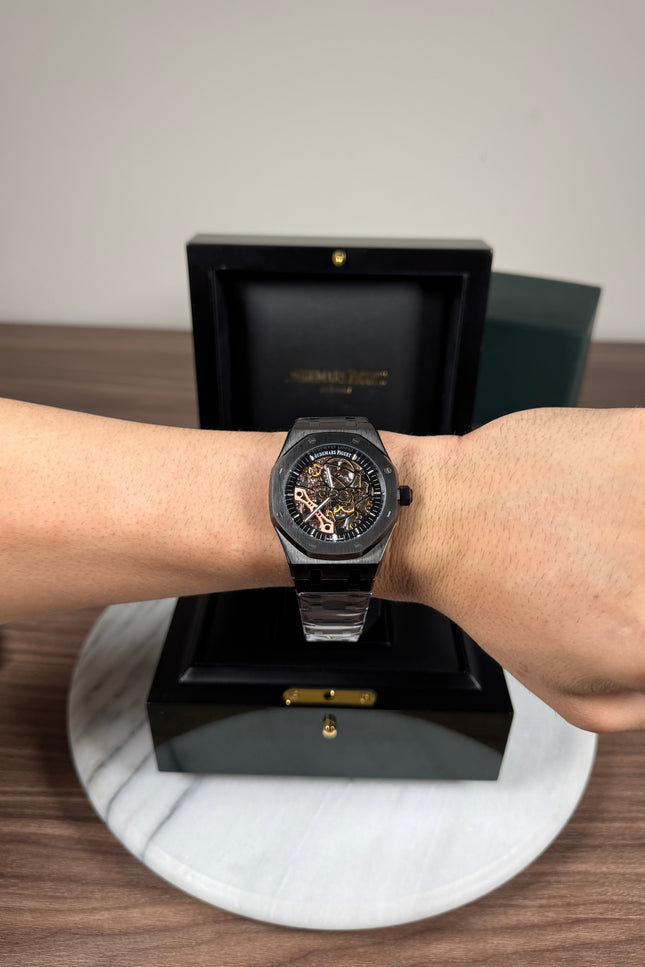 AUDEMARS PIGUET ROYAL OAK DOUBLE BALANCE - CERÁMICA NEGRA