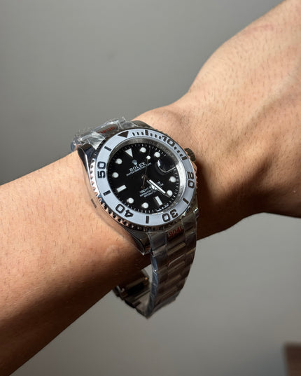 ROLEX YACHT-MASTER ACERO FONDO NEGRO