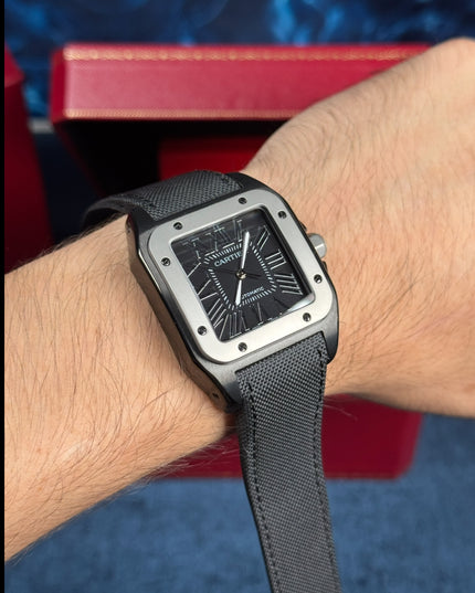 CARTIER SANTOS 100 SUIZO LONA