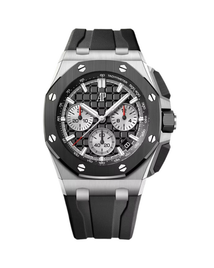 AUDEMARS PIGUET ROYAL OAK OFFSHORE CRONÓGRAFO SUIZO - NEGRO PLATEADO