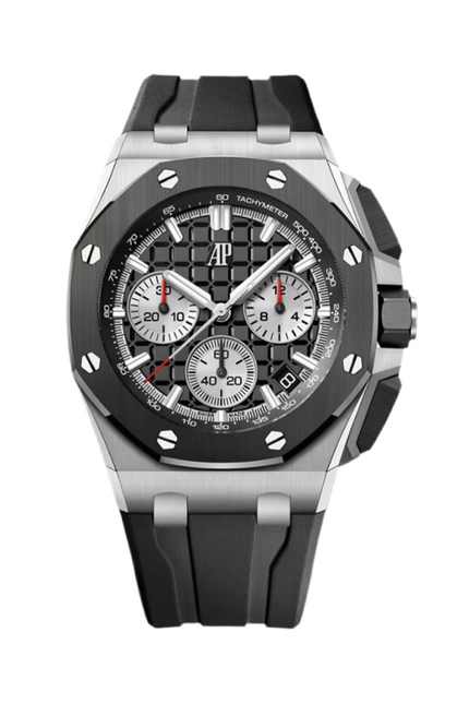 AUDEMARS PIGUET ROYAL OAK OFFSHORE CRONÓGRAFO SUIZO - NEGRO PLATEADO