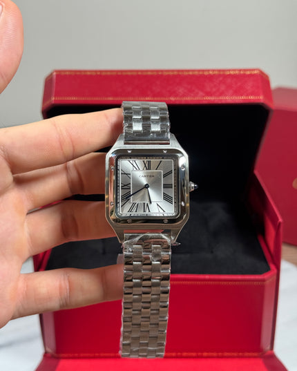 CARTIER PANTHERE PLATEADO GRANDE