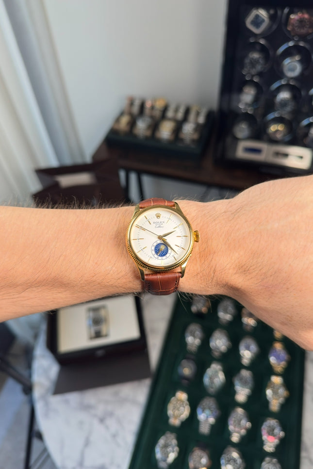 ROLEX CELLINI DE CUERO